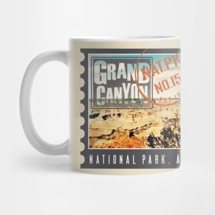 Grand Canyon National Park Stamp Mug